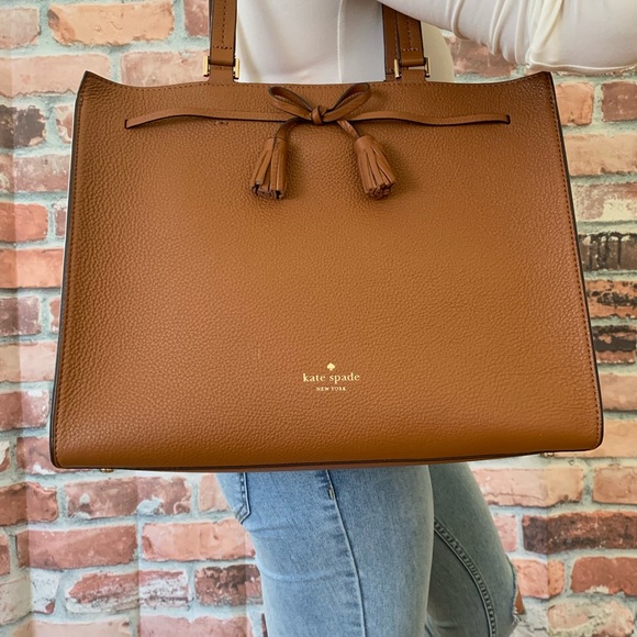 Kate spade LARGE Hayes tote warm ginger handbag - Picture 3 of 8